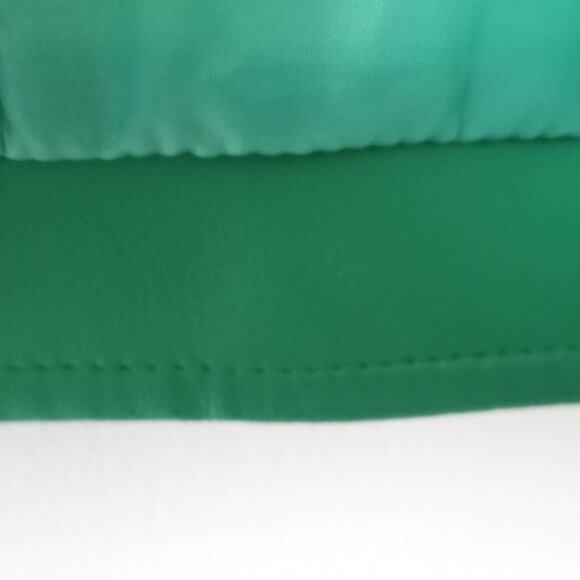 Faux Leather Cropped Moto Jacket Green Size L NWOT - Picture 13 of 16